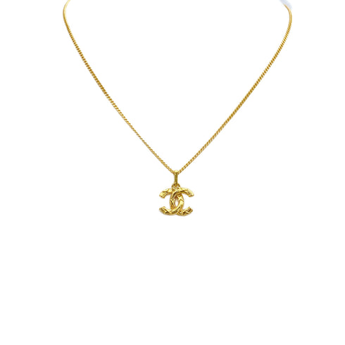 CHANEL VINTAGE NECKLACE COCOMARK GOLD ACCESSORY 90310141 - PURPOSE