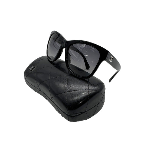 CHANEL VINTAGE SUNGLASSES COCOMARK BLACK EYEWEAR 90310242 - PURPOSE