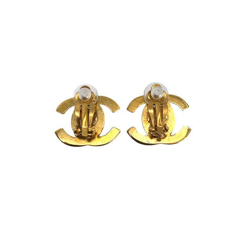 CHANEL VINTAGE EARRINGS TURN LOCK ACCESSORY 95A 90310245 - PURPOSE
