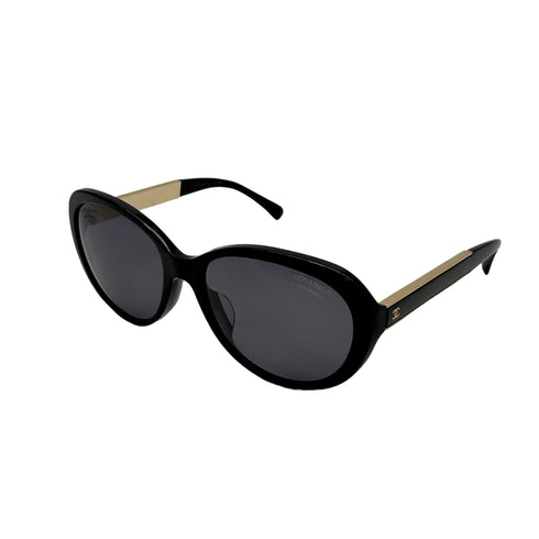 CHANEL VINTAGE SUNGLASSES COCOMARK BLACK EYEWEAR 90310246 - PURPOSE