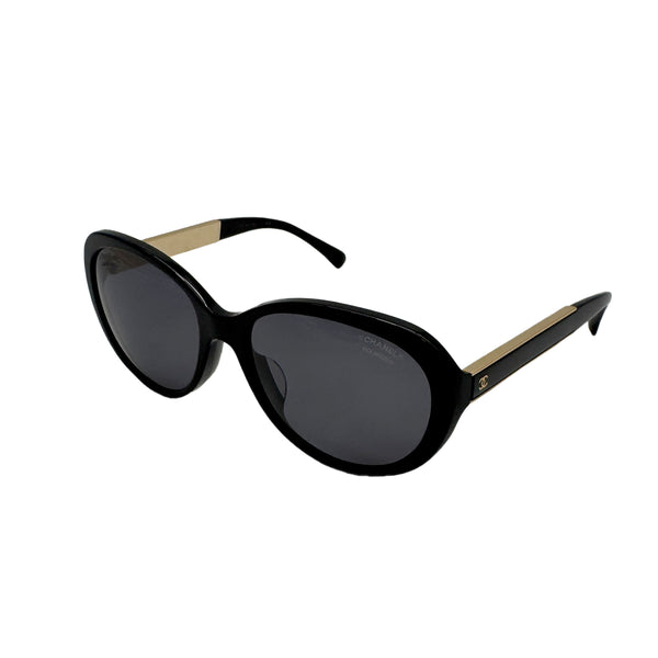 CHANEL VINTAGE SUNGLASSES COCOMARK BLACK EYEWEAR 90310246 - PURPOSE
