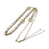 CHANEL NECKLACE COCOMARK FAUX PEARL BEADS RHINESTONE WHITE GOLD ACCESSORY A12C 90310252 - PURPOSE