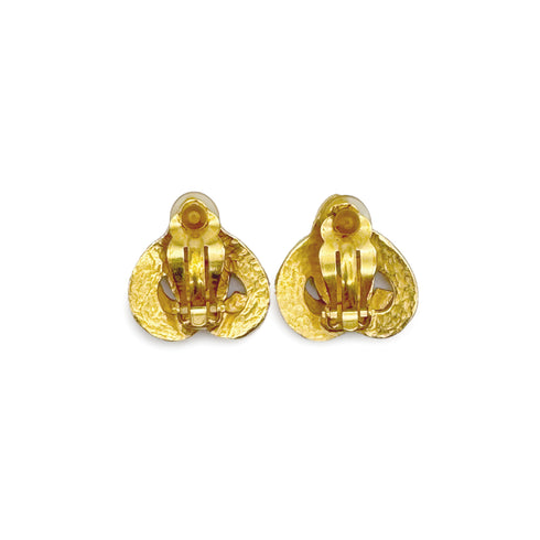 CHANEL VINTAGE EARRINGS COCOMARK GOLD ACCESSORY 97P 90310254 - PURPOSE