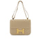 HERMES CONSTANCE 23 BEIGE BOXCALF SHOULDER BAG □E GOLD HARDWARE 90310255 - PURPOSE