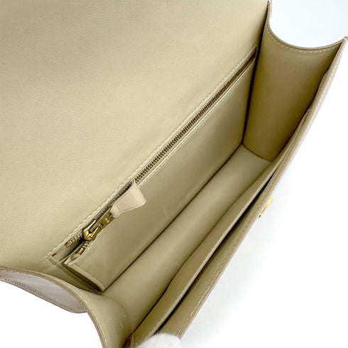 HERMES CONSTANCE 23 BEIGE BOXCALF SHOULDER BAG □E GOLD HARDWARE 90310255 - PURPOSE
