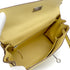 HERMES KELLY 25 RETOURNE JAUNE POUSSIN VEAU SWIFT HAND SHOULDER BAG 2021 Z PALLADIUM HARDWARE 90310259 - PURPOSE