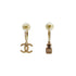 CHANEL EARRINGS COCOMARK PERFUME RHINESTONE GOLD ACCESSORY A21K 90310261 - PURPOSE