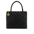 CHANEL VINTAGE MEDALLION TOTE BAG BLACK CAVIAR SKIN 90310263 - PURPOSE