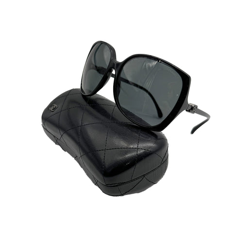 CHANEL VINTAGE SUNGLASSES COCOMARK BLACK EYEWEAR 90310267 - PURPOSE