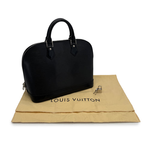 LOUIS VUITTON EPI ALMA PM HAND BAG NOIR LEATHER M52142 90310270 - PURPOSE