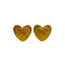 CHANEL VINTAGE EARRINGS HEART COCOMARK GOLD ACCESSORY 95P 90310271 - PURPOSE