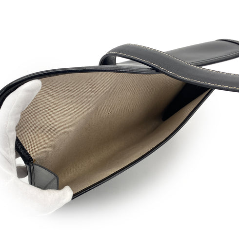 HERMES JIGE PM BLACK BOXCALF CLUTCH BAG 〇R 90310275 - PURPOSE