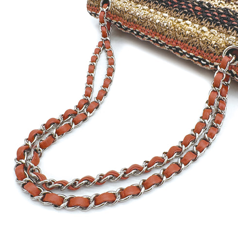 CHANEL CHAIN SHOULDER BAG MULTICOLOR TWEED 90310276