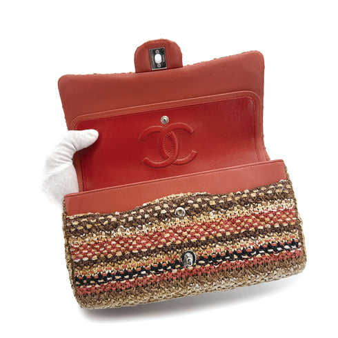 CHANEL CHAIN SHOULDER BAG MULTICOLOR TWEED 90310276