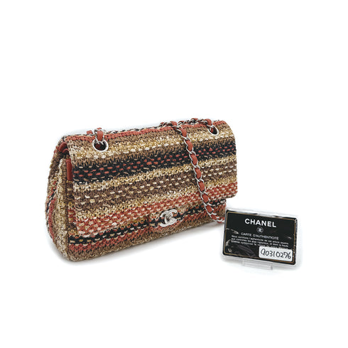 CHANEL CHAIN SHOULDER BAG MULTICOLOR TWEED 90310276