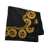 CHANEL VINTAGE SCARF COCOMARK CHAIN PATTERN BLACK SILK 90310282 - PURPOSE