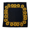 CHANEL VINTAGE SCARF COCOMARK CHAIN PATTERN BLACK SILK 90310282 - PURPOSE