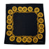 CHANEL VINTAGE SCARF COCOMARK CHAIN PATTERN BLACK SILK 90310282 - PURPOSE