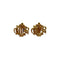 CHRISTIAN DIOR EARRINGS EMBLEM LOGO GOLD ACCESSORY 90310284 - PURPOSE