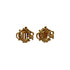 CHRISTIAN DIOR EARRINGS EMBLEM LOGO GOLD ACCESSORY 90310284 - PURPOSE