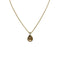 CHRISTIAN DIOR NECKLACE LOGO RHINESTONE GOLD ACCESSORY 90310287 - PURPOSE