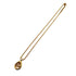 CHRISTIAN DIOR NECKLACE LOGO RHINESTONE GOLD ACCESSORY 90310287 - PURPOSE