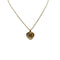 CHRISTIAN DIOR NECKLACE LOGO HEART GOLD ACCESSORY 90310288 - PURPOSE