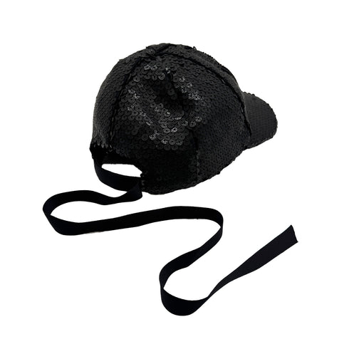 CHANEL COCOMARK CAP GOLD SILVER BLACK SEQUINS ACCESSORY 23C 90310291 - PURPOSE