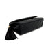 VINTAGE CHANEL MATELASSE FRINGE CHAIN SHOULDER BAG BLACK LAMB SKIN GOLD HARDWARE 90310297