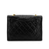VINTAGE CHANEL COCOMARK MATELASSE CHAIN SHOULDER BAG BLACK LAMB SKIN GOLD HARDWARE 90310298 - PURPOSE