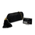 CHANEL VINTAGE MATELASSE FRINGE CHAIN SHOULDER BAG BLACK LAMB SKIN 90310299 - PURPOSE