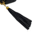 VINTAGE CHANEL COCO BALL MATELASSE BIJOU CHAIN SHOULDER BAG FRINGE BLACK LAMB SKIN GOLD HARDWARE 90310300