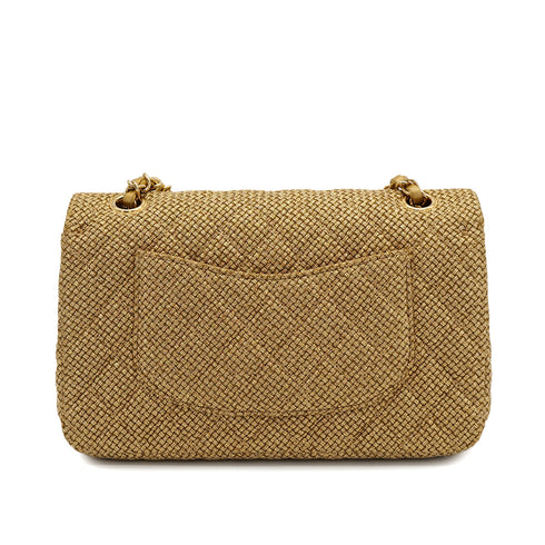 CHANEL MATELASSE CHAIN SHOULDER BAG GOLD TWEED GOLD HARDWARE 90310302 - PURPOSE