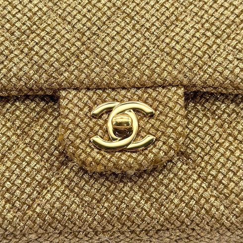 CHANEL MATELASSE CHAIN SHOULDER BAG GOLD TWEED GOLD HARDWARE 90310302 - PURPOSE