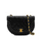 VINTAGE CHANEL MATELASSE CHAIN SHOULDER BAG BLACK LAMB SKIN GOLD HARDWARE 90310305