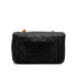 VINTAGE CHANEL MATELASSE BIJOU CHAIN SHOULDER BAG BLACK LAMB SKIN GOLD HARDWARE 90310306 - PURPOSE