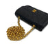 VINTAGE CHANEL MATELASSE BIJOU CHAIN SHOULDER BAG BLACK LAMB SKIN GOLD HARDWARE 90310306 - PURPOSE