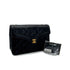 VINTAGE CHANEL PARIS LIMITED EDITION MATELASSE CHAIN SHOULDER BAG BLACK LAMB SKIN GOLD HARDWARE 90310308