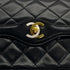 VINTAGE CHANEL PARIS LIMITED EDITION MATELASSE CHAIN SHOULDER BAG BLACK LAMB SKIN GOLD HARDWARE 90310309
