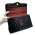 VINTAGE CHANEL PARIS LIMITED EDITION MATELASSE CHAIN SHOULDER BAG BLACK LAMB SKIN GOLD HARDWARE 90310309