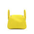 HERMES LINDY MINI LIME TAURILLON CLEMENCE SHOULDER BAG U PALLADIUM HARDWARE 90310310 - PURPOSE