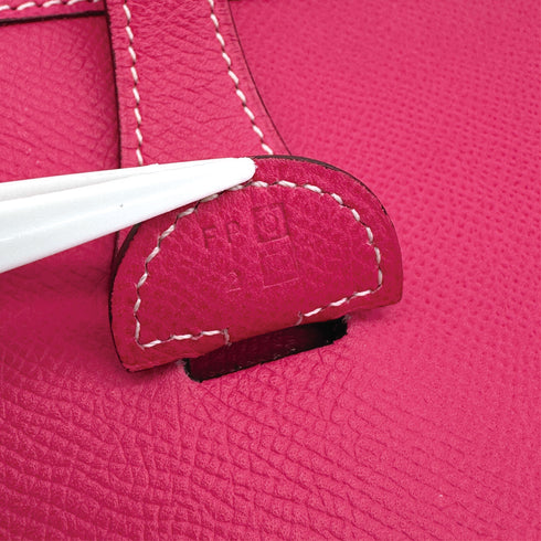 HERMES EVELYNE PM ROSE TRYIEN EPSOM SHOULDER BAG □O 90310312