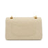 VINTAGE CHANEL CLASSIC FLAP MEDIUM CHAIN SHOULDER BAG LIGHT BEIGE LAMB SKIN GOLD HARDWARE 90310314 - PURPOSE