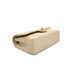VINTAGE CHANEL CLASSIC FLAP MEDIUM CHAIN SHOULDER BAG LIGHT BEIGE LAMB SKIN GOLD HARDWARE 90310314 - PURPOSE