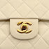 VINTAGE CHANEL CLASSIC FLAP MEDIUM CHAIN SHOULDER BAG LIGHT BEIGE LAMB SKIN GOLD HARDWARE 90310314 - PURPOSE