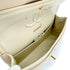 VINTAGE CHANEL CLASSIC FLAP MEDIUM CHAIN SHOULDER BAG LIGHT BEIGE LAMB SKIN GOLD HARDWARE 90310314 - PURPOSE