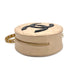 CHANEL VINTAGE ROUND VANITY HAND BAG BEIGE BLACK ENAMEL 90310318 - PURPOSE