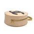 CHANEL VINTAGE ROUND VANITY HAND BAG BEIGE BLACK ENAMEL 90310318 - PURPOSE