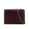VINTAGE CHANEL MATELASSE CHAIN SHOULDER BAG BORDEAUX LAMB SKIN GOLD HARDWARE 90310321 - PURPOSE