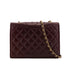 VINTAGE CHANEL MATELASSE CHAIN SHOULDER BAG BORDEAUX LAMB SKIN GOLD HARDWARE 90310321 - PURPOSE